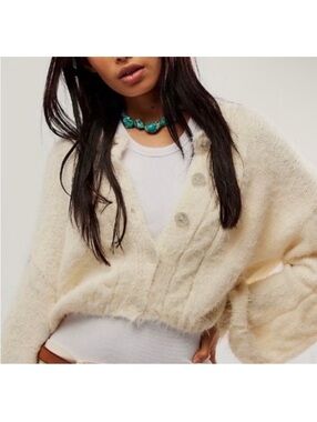 Free People Willow Fuzzy Sweater